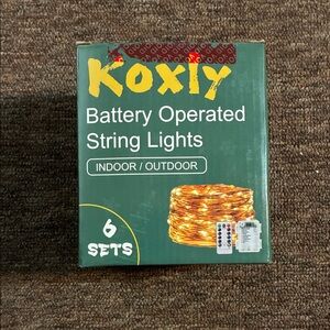 Koxly Battery Operated String Lights